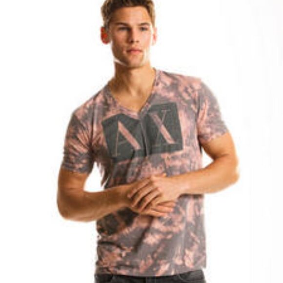 ARMANI EXCHANGE 'TIE DYE' T-SHIRT LARGE NWT - Picture 1 of 5